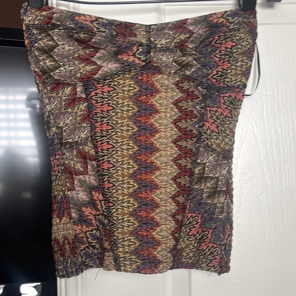 Free People Multicolor Patterned Women's Bandeau Top S
